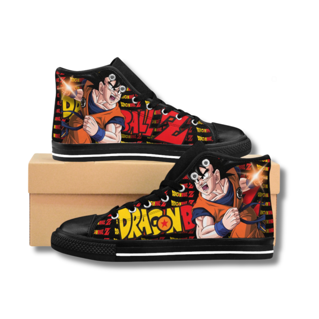 Vintage-Sealed The Hottest Rawest Sneakers & Apparel Clothing Store Around Online. 🔥 Dragon Ball Z 3D Goku Sneakers – Custom Anime Shoes | Men’s [BLACK] US Sizes [6.5-12]. 