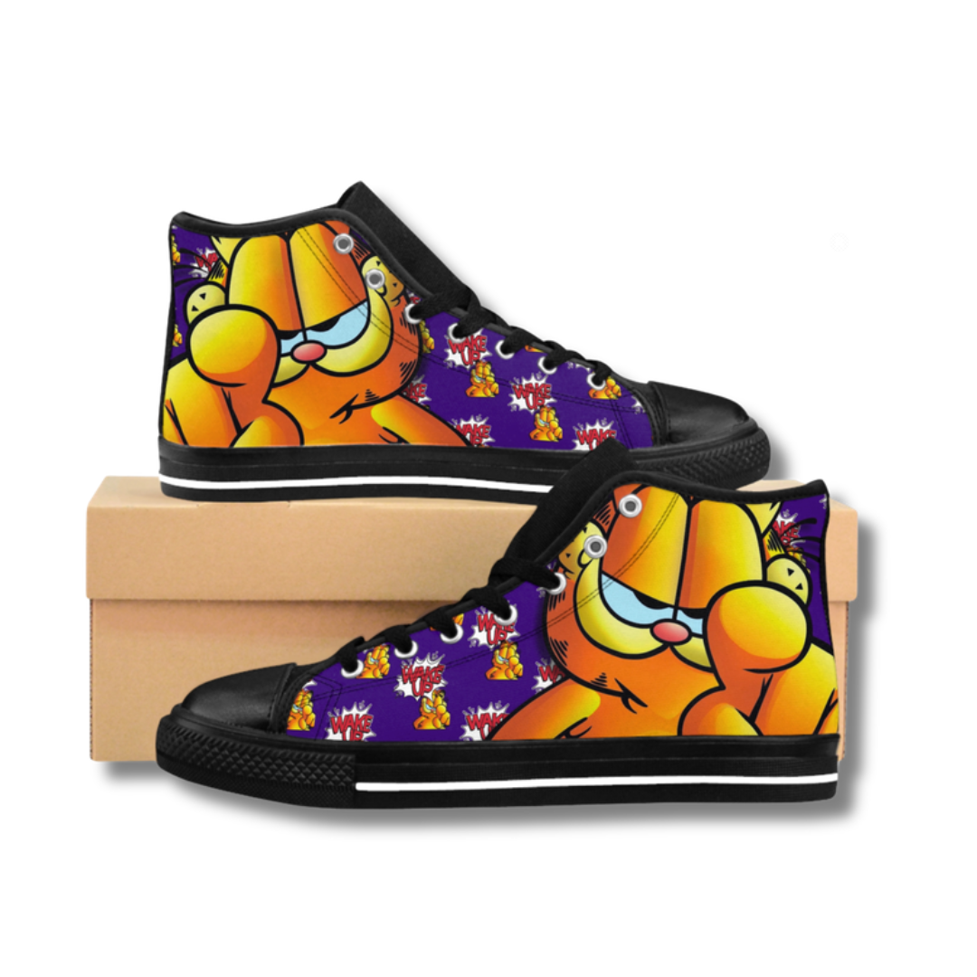 Vintage-Sealed The Hottest Rawest Sneakers & Apparel Clothing Store Around Online. GARFIELD 3D Unisex Streetwear Sneakers | Custom Graphic Shoes [PURPLE] US Sizes [6-12]. 