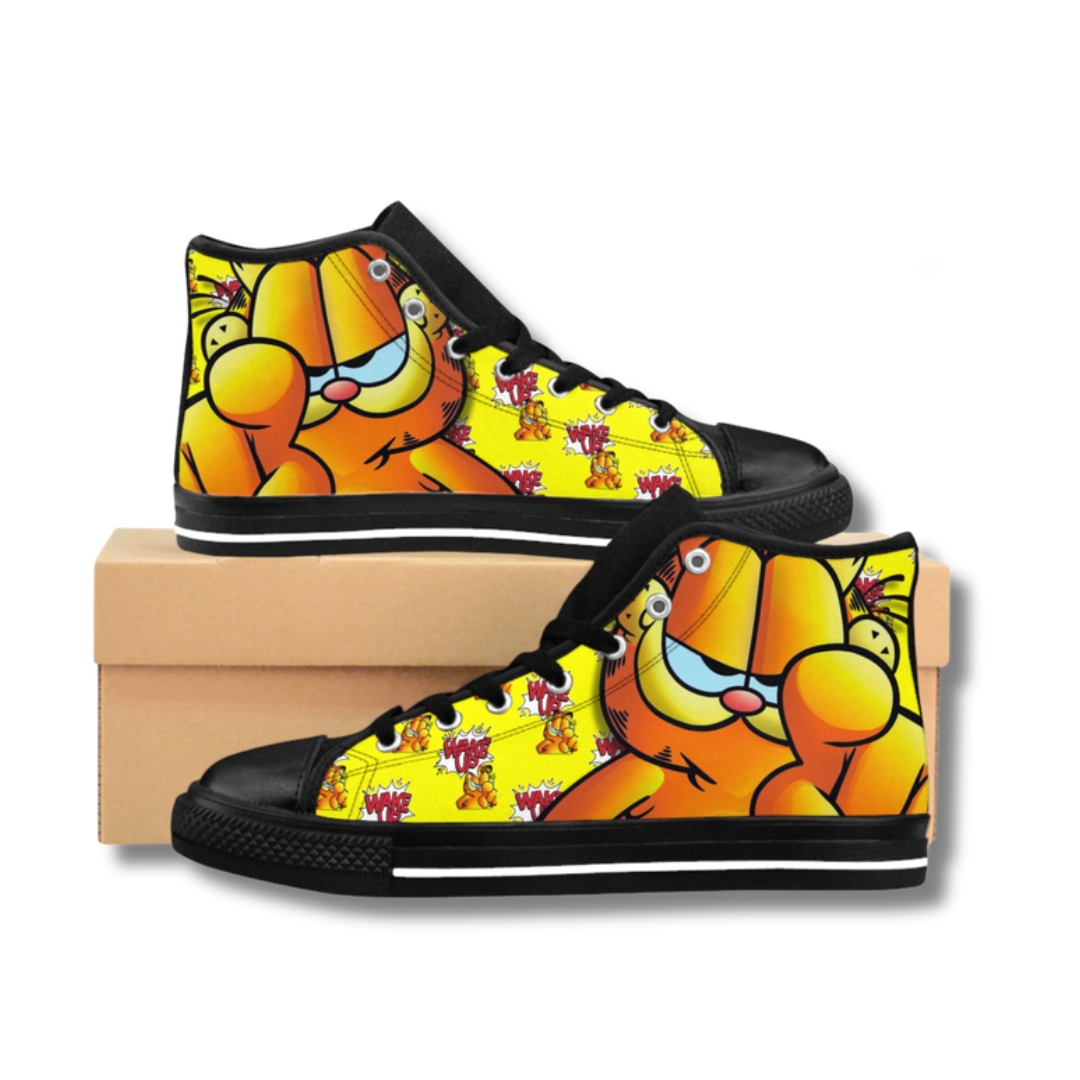 Vintage-Sealed The Hottest Rawest Sneakers & Apparel Clothing Store Around Online. GARFIELD 3D Unisex Streetwear Sneakers | Custom Graphic Shoes [YELLOW] US Sizes [6-12]. 