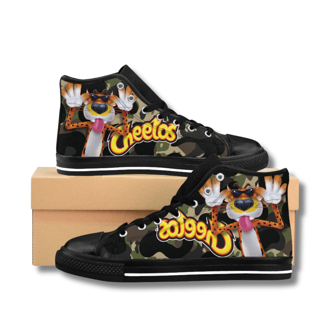 Vintage-Sealed The Hottest Rawest Sneakers & Apparel Clothing Store Around Online. Cheetah 3D Cheetos Low-Top Men's Canvas Sneakers [Green] US SIZE [6.5-12].