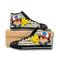 Vintage-Sealed The Hottest Rawest Sneakers & Apparel Clothing Store Around Online. Pokémon Ash & Pikachu 3D Sneakers | Custom Unisex Kicks | Men & Women [WHITE] US Sizes [6-12]. 
