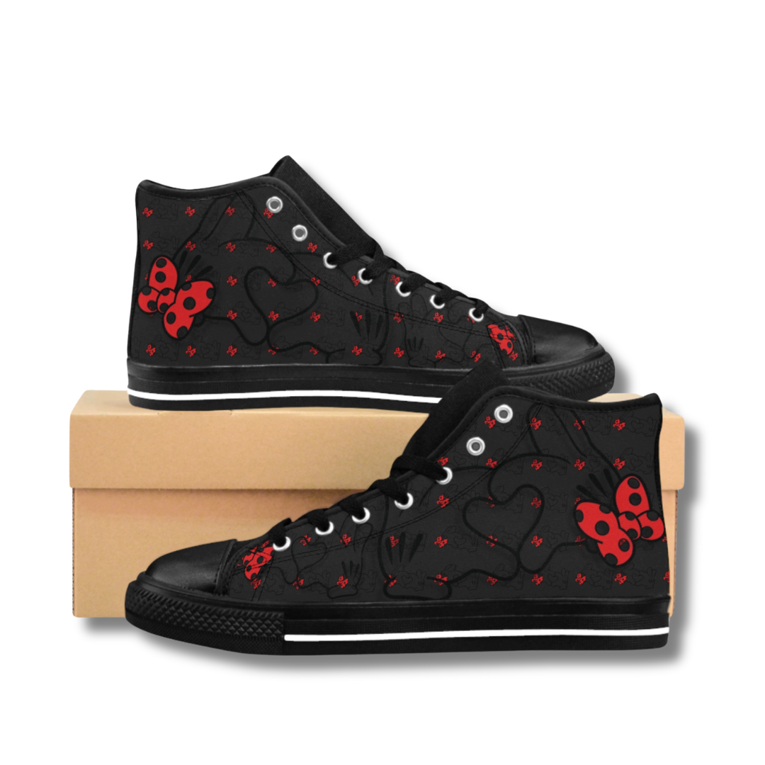 Vintage-Sealed The Hottest Rawest Sneakers & Apparel Clothing Store Around Online. Luv You 3D Hand Sign Women’s Sneakers | Custom Fashion Shoes [BLACK] US Sizes [6-10]. by FlyKickzOnly