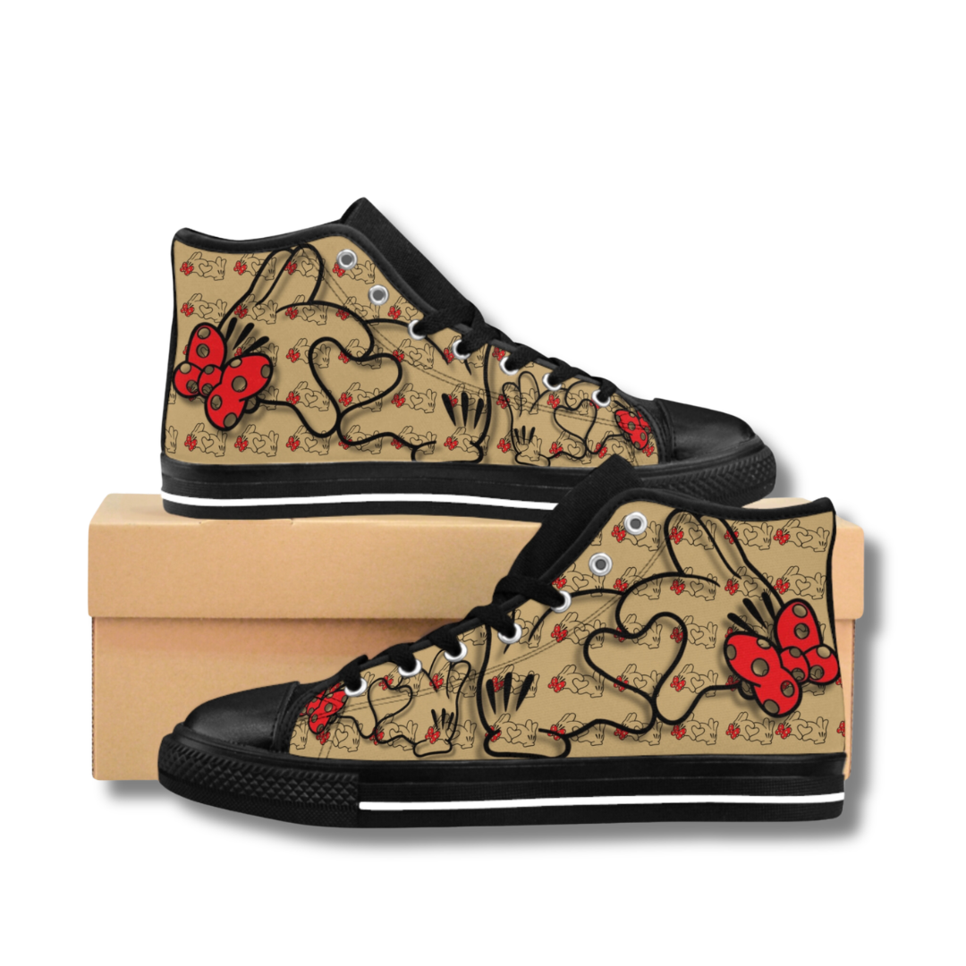 Vintage-Sealed The Hottest Rawest Sneakers & Apparel Clothing Store Around Online. Luv You 3D Hand Sign Women’s Sneakers | Custom Fashion Shoes [Gold] US Sizes [6-10]. by FlyKickzOnly