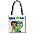 Vintage-Sealed The Hottest Rawest Sneakers & Apparel Clothing Store Around Online. Betty B. (3D) SEAHAWKS Tote Bag | Brand New Football Fashion Accessory [White] US Sizes [One Size].