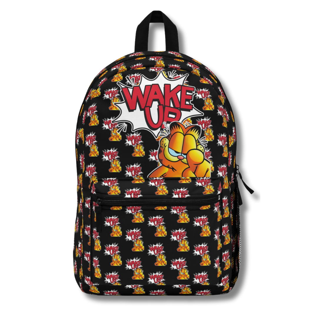 Vintage-Sealed The Hottest Rawest Sneakers & Apparel Clothing Store Around Online. Garfield 3D Wake Up Backpack | Unisex Cartoon Fashion Backpack | Novelty School & Travel Bag | Brand New [BLACK] US Sizes [Standard-17"].