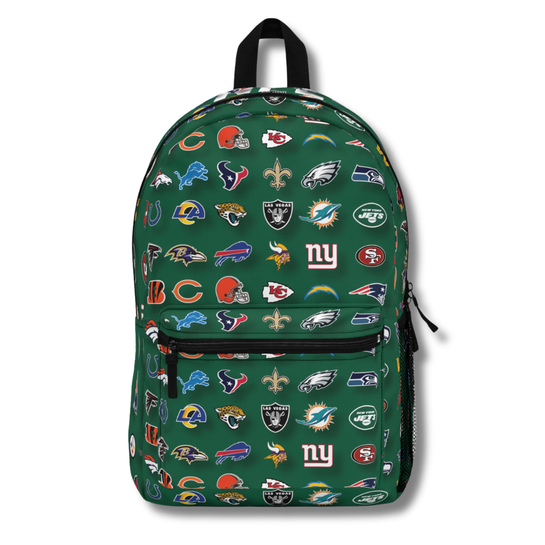 Vintage-Sealed The Hottest Rawest Sneakers & Apparel Clothing Store Around Online. NFL 3D Team Backpack – Football Fan Style | Brand New [GREEN] US Sizes [Standard].