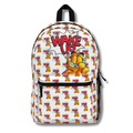 Vintage-Sealed The Hottest Rawest Sneakers & Apparel Clothing Store Around Online. Garfield 3D Wake Up Backpack | Unisex Cartoon Fashion Backpack | Novelty School & Travel Bag | Brand New [WHITE] US Sizes [Standard-17"].