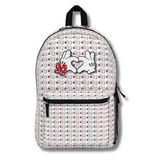 Vintage-Sealed The Hottest Rawest Sneakers & Apparel Clothing Store Around Online. Luv You Hand Sign Backpack for Women | Graphic Fashion Backpack | New [White] US Sizes [One Size].