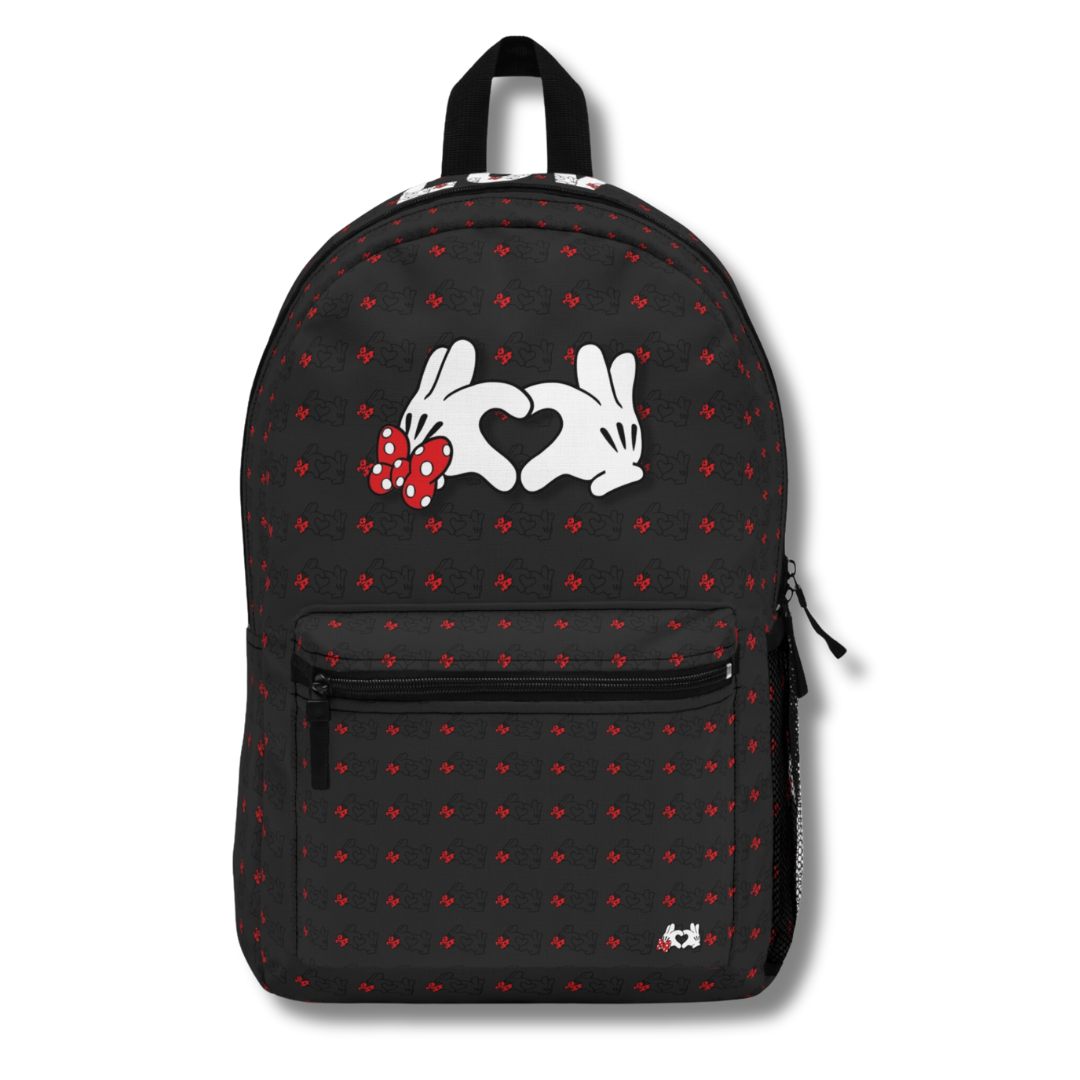 Vintage-Sealed The Hottest Rawest Sneakers & Apparel Clothing Store Around Online. Luv You Hand Sign Backpack for Women | Graphic Fashion Backpack | New [Black] US Sizes [One Size].