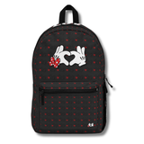 Vintage-Sealed The Hottest Rawest Sneakers & Apparel Clothing Store Around Online. Luv You Hand Sign Backpack for Women | Graphic Fashion Backpack | New [Black] US Sizes [One Size].