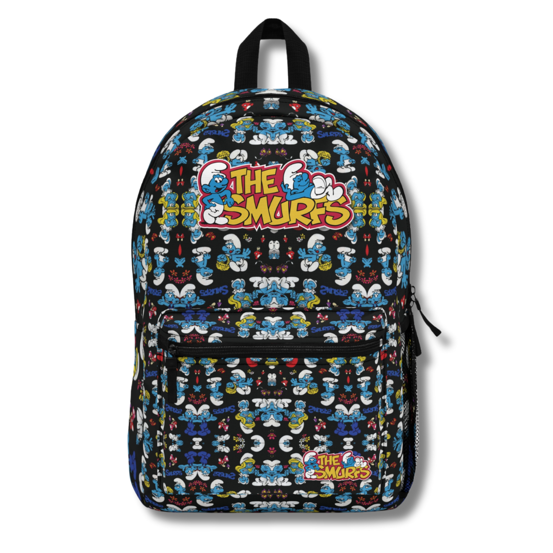 Vintage-Sealed The Hottest Rawest Sneakers & Apparel Clothing Store Around Online. The Smurfs 3D Backpack | Unisex Graphic Fashion Backpack | New [Black] US Sizes [One Size].
