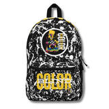 Vintage-Sealed The Hottest Rawest Sneakers & Apparel Clothing Store Around Online.Color Blind Bart S. Backpack | Unisex Graphic Fashion Backpack | New [Black] US Sizes [One Size].