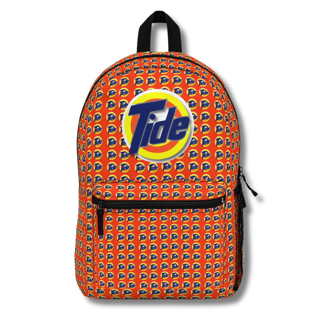 Vintage-Sealed The Hottest Rawest Sneakers & Apparel Clothing Store Around Online. TIDE (3D) Graphic Backpack | Unisex Fashion & Everyday Carry Bag [Orange] US Sizes [One Size].