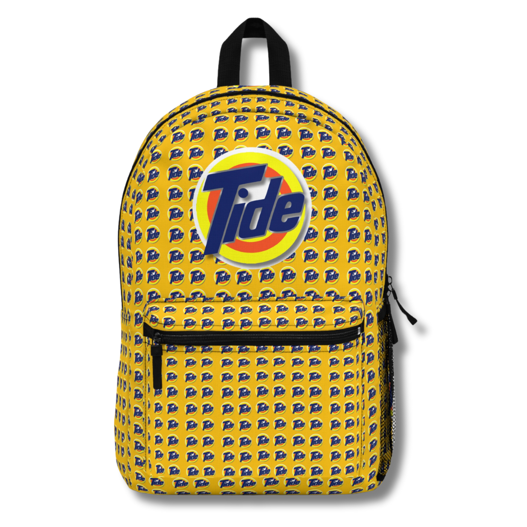 Vintage-Sealed The Hottest Rawest Sneakers & Apparel Clothing Store Around Online. TIDE (3D) Graphic Backpack | Unisex Fashion & Everyday Carry Bag [Yellow] US Sizes [One Size].