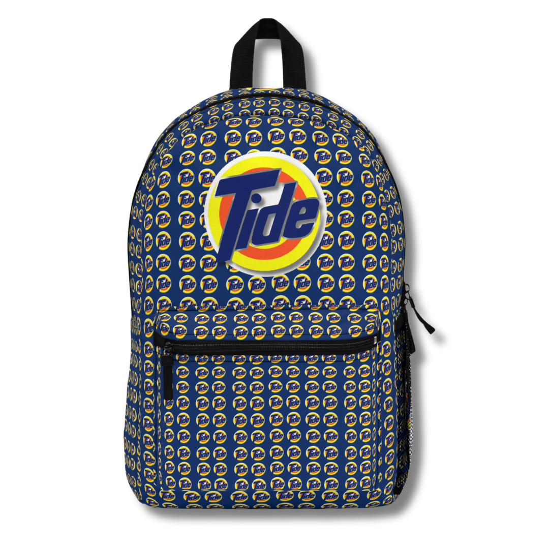 Vintage-Sealed The Hottest Rawest Sneakers & Apparel Clothing Store Around Online. TIDE (3D) Graphic Backpack | Unisex Fashion & Everyday Carry Bag [Blue] US Sizes [One Size].