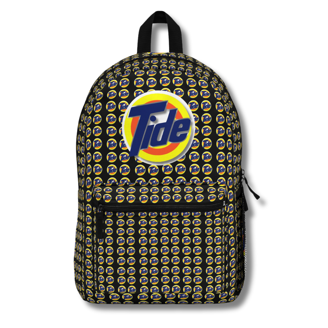 Vintage-Sealed The Hottest Rawest Sneakers & Apparel Clothing Store Around Online. TIDE (3D) Graphic Backpack | Unisex Fashion & Everyday Carry Bag [Black] US Sizes [One Size].