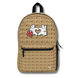 Luv You Hand Sign Backpack for Women | Graphic Fashion Backpack | New
