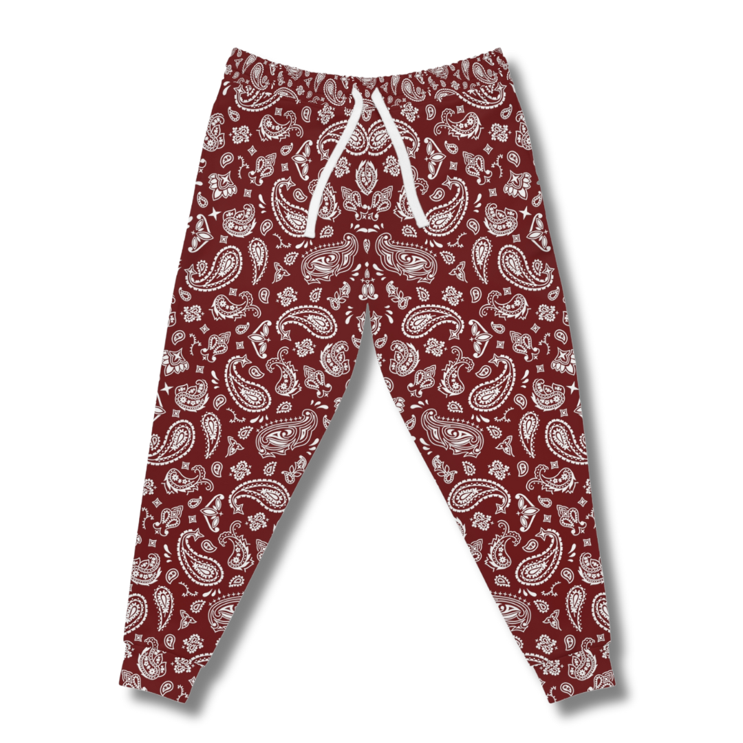 Vintage-Sealed The Hottest Rawest Sneakers & Apparel Clothing Store Around Online. Men’s Bandana Jogger Pants – Bold Vintage Streetwear [Red] US Sizes [S-XL].