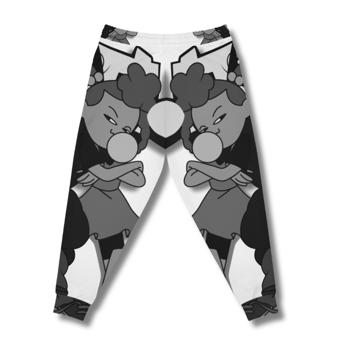 Vintage-Sealed The Hottest Rawest Sneakers & Apparel Clothing Store Around Online. BABE KIDS Men’s Cartoon Graphic Joggers – Fun, Playful Stylish! [WHITE] US Size [S-XL].