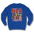 Vintage-Sealed The Hottest Rawest Sneakers & Apparel Clothing Store Around Online. NBA LEGENDS Graphic Sweatshirt – Men’s Vintage-Inspired Long Sleeve Pullover [BLUE] US Sizes [S-2XL].