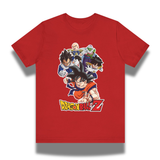 Vintage-Sealed The Hottest Rawest Sneakers & Apparel Clothing Store Around Online. Dragon Ball Z Squad Men’s T-Shirt | Vintage Graphic Tee | Short Sleeve Streetwear [Red] US Sizes [S-2XL].