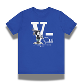 Vintage-Sealed The Hottest Rawest Sneakers & Apparel Clothing Store Around Online.  V-Sealed "The Rabbit With The Hoodie On" Men's Graphic T-Shirt – Short Sleeve Streetwear [Blue] US Sizes [S-2XL].