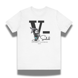 Vintage-Sealed The Hottest Rawest Sneakers & Apparel Clothing Store Around Online.  V-Sealed "The Rabbit With The Hoodie On" Men's Graphic T-Shirt – Short Sleeve Streetwear [White] US Sizes [S-2XL].