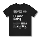 Vintage-Sealed The Hottest Rawest Sneakers & Apparel Clothing Store Around Online. 100% Human Being Men’s T-Shirt | Vintage Graphic Tee | Streetwear Style [Black] US Sizes [S-2XL].