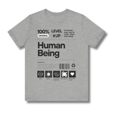 Vintage-Sealed The Hottest Rawest Sneakers & Apparel Clothing Store Around Online. 100% Human Being Men’s T-Shirt | Vintage Graphic Tee | Streetwear Style [Gray] US Sizes [S-2XL].
