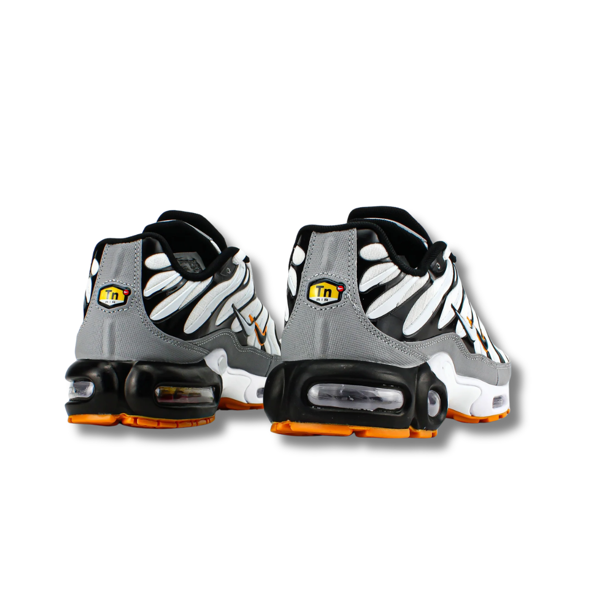 Vintage-Sealed The Hottest Rawest Sneakers & Apparel Clothing Store Around Online. Nike Air Max Plus TN Men's Sneakers – White Black Orange| US Sizes [7-11].