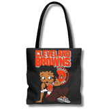 Vintage-Sealed The Hottest Rawest Sneakers & Apparel Clothing Store Around Online. Betty B. (3D) BROWNS Tote Bag | Brand New Football Fashion Accessory [Black] US Sizes [One Size].