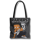 Vintage-Sealed The Hottest Rawest Sneakers & Apparel Clothing Store Around Online. Betty B. (3D) RAIDERS Apparel Tote Bags Football| Brand New Fashion Accessories [Smoke] US Sizes [One Size].
