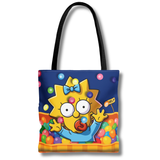 Vintage-Sealed The Hottest Rawest Sneakers & Apparel Clothing Store Around Online. Maggie 3D Ball Pit Apparel Tote Bag | Fashion Accessory | Brand New [BLUE] US Sizes [One Size].