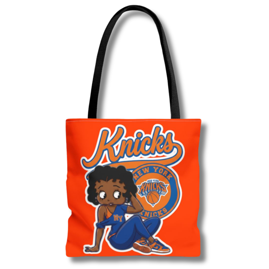 Vintage-Sealed The Hottest Rawest Sneakers & Apparel Clothing Store Around Online. Betty B. Knicks Tote Bag | Women's Basketball Carryall Fan Bags [ORNAGE] US Sizes [One Size].