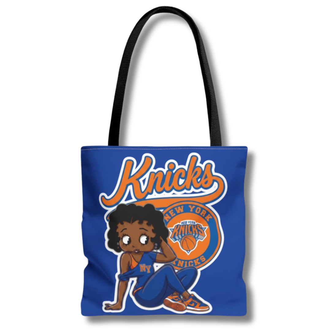 Vintage-Sealed The Hottest Rawest Sneakers & Apparel Clothing Store Around Online. Betty B. Knicks Tote Bag | Women's Basketball Carryall Fan Bags [BLUE] US Sizes [One Size].