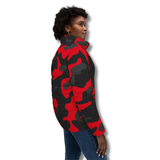 Vintage-Sealed The Hottest Rawest Sneakers & Apparel Clothing Store Around Online. Camouflage Women’s Military-Inspired Puffer Jacket | Cozy Quilted Streetwear | Fashion Jacket | Brand New [RED] US Size [XS-XL].