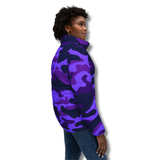 Vintage-Sealed The Hottest Rawest Sneakers & Apparel Clothing Store Around Online. Camouflage Women’s Military-Inspired Puffer Jacket | Cozy Quilted Streetwear | Fashion Jacket | Brand New [PURPLE] US Size [XS-XL].