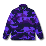Vintage-Sealed The Hottest Rawest Sneakers & Apparel Clothing Store Around Online. Camouflage Women’s Military-Inspired Puffer Jacket | Cozy Quilted Streetwear | Fashion Jacket | Brand New [PURPLE] US Size [XS-XL].
