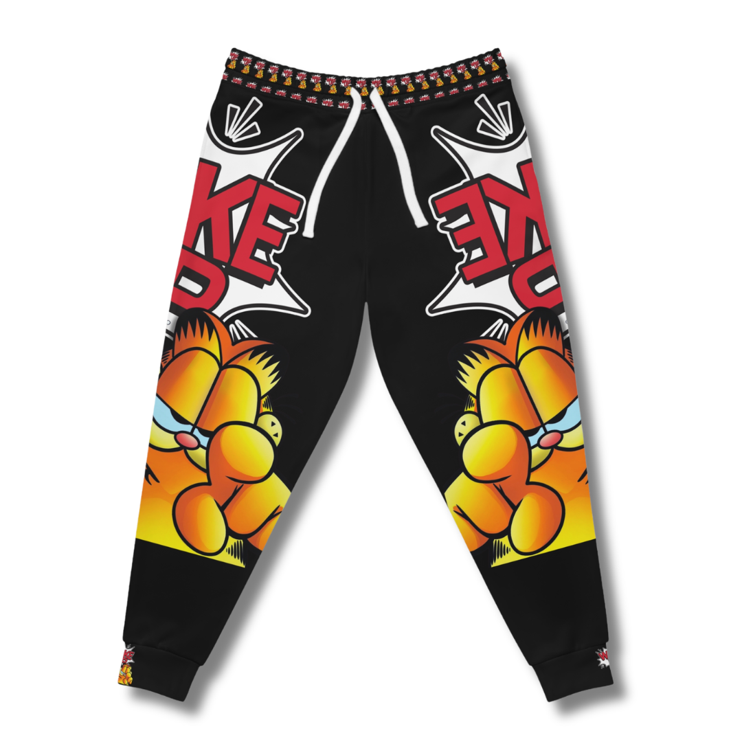 Vintage-Sealed The Hottest Rawest Sneakers & Apparel Clothing Store Around Online. GARFIELD “WAKE UP” WMNS Joggers – Funny Garfield Graphic Lounge & Streetwear Pants [BLACK] US Sizes [S-XL].