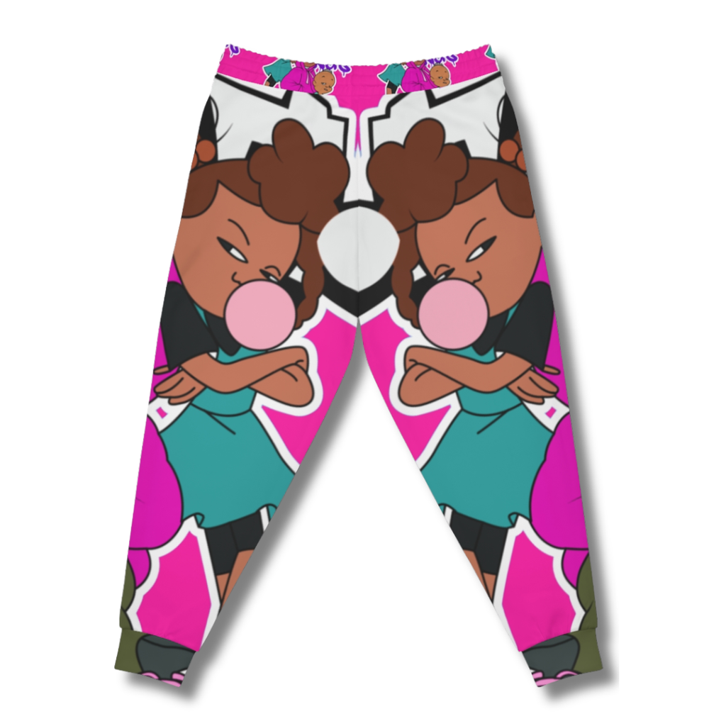 Vintage-Sealed The Hottest Rawest Sneakers & Apparel Clothing Store Around Online. BABE KIDS Women’s Cartoon Graphic Joggers – Fun, Playful Stylish [PINK] US Sizes [S-XL].