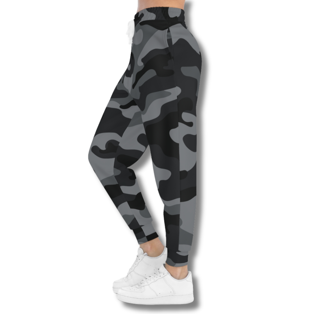 Vintage-Sealed The Hottest Rawest Sneakers & Apparel Clothing Store Around Online. CAMO Women’s Jogging Pants – Bold Camouflage Streetwear Style [BLACK] US Sizes [S-XL].