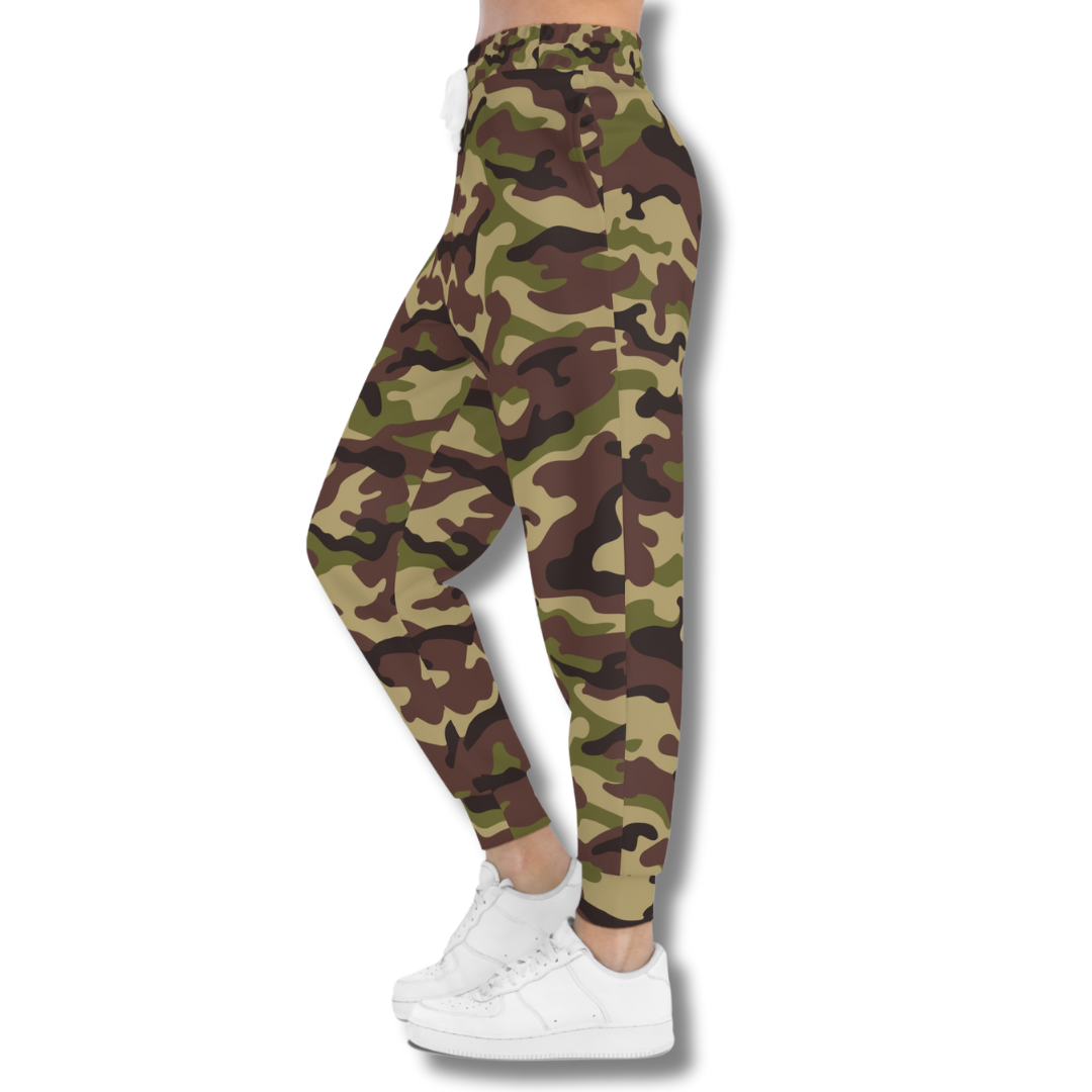 Vintage-Sealed The Hottest Rawest Sneakers & Apparel Clothing Store Around Online. CAMO Women’s Jogging Pants – Bold Camouflage Streetwear Style [GREEN] US Sizes [S-XL].