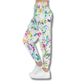 Vintage-Sealed The Hottest Rawest Sneakers & Apparel Clothing Store Around Online. PPAINT SPLASH Women’s Joggers – Colorful Artistic Print Casual Pants [White] US Sizes [S-XL].