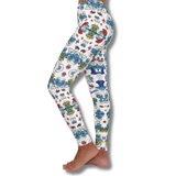 Vintage-Sealed The Hottest Rawest Sneakers & Apparel Clothing Store Around Online. The Smurfs 3D Leggings | Women's Vintage-Sealed Fashion [White] US Sizes [S-2XL].