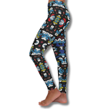 Vintage-Sealed The Hottest Rawest Sneakers & Apparel Clothing Store Around Online. The Smurfs 3D Leggings | Women's Vintage-Sealed Fashion [Black] US Sizes [S-2XL].