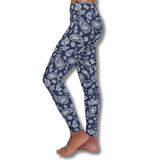 Vintage-Sealed The Hottest Rawest Sneakers & Apparel Clothing Store Around Online. Bandana Apparel Leggings| Brand New Women's Fashion [Blue] US Sizes [S-2XL].