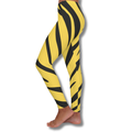 Vintage-Sealed The Hottest Rawest Sneakers & Apparel Clothing Store Around Online. Tiger Stripe Leggings | Women's Vintage-Sealed Activewear [Yellow] US Sizes [S-2XL].