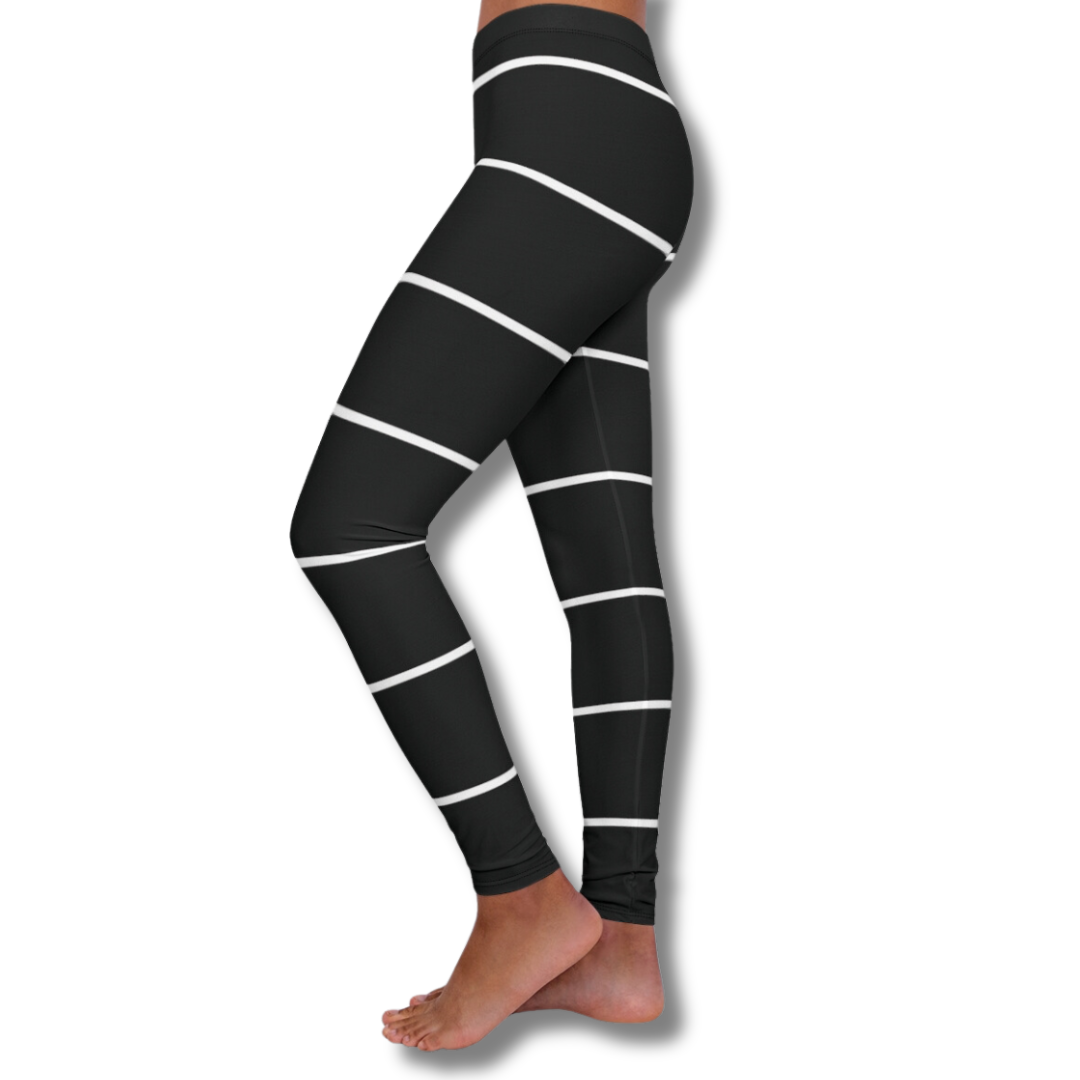 Vintage-Sealed The Hottest Rawest Sneakers & Apparel Clothing Store Around Online. Wide Stripes Apparel Leggings| Brand New Women's Fashion [Black] US Sizes [S-XL].