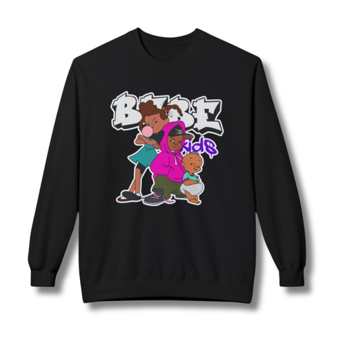 Vintage-Sealed The Hottest Rawest Sneakers & Apparel Clothing Store Around Online. BABE KIDS Crewneck Sweatshirt — Urban Cartoon Graphic | Long Sleeve Casual Streetwear
[BLACK] US Sizes [S-2XL].