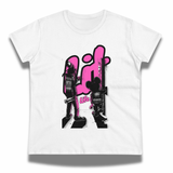 Vintage-Sealed The Hottest Rawest Sneakers & Apparel Clothing Store Around Online. Lit-Life Goofy & Mickey Women's Graphic Tee | Short Sleeve T-Shirt | Brand New [White] US Sizes [S-2XL].